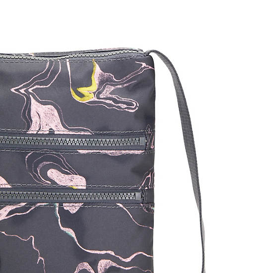 Kipling Alvar Printed Çapraz Askılı Çanta Gri Renkli | TR 2147OK